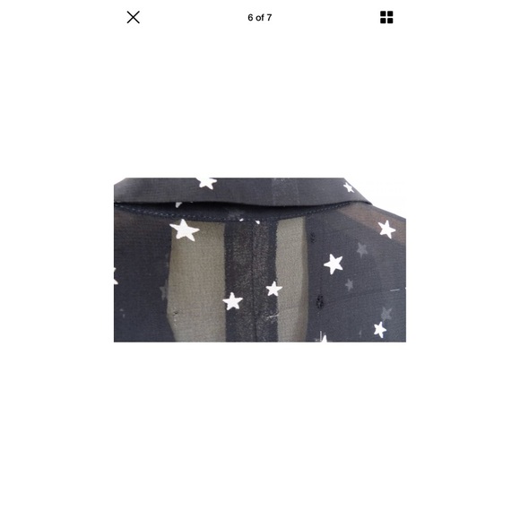 Reformation Charlie black stargazer stars dress - Picture 6 of 7